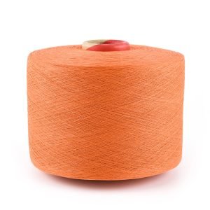 Пряжа смесовая nm 30/1 (ne 18/1 ) оранжевый Китай
