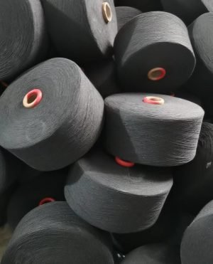 NE6s NM10 Темно-серая пряжа из смеси хлопка и полиэстера 70/30 для перчаток