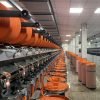 Пряжа смесовая nm 27/1 (ne 16/1 ) оранжевая Китай